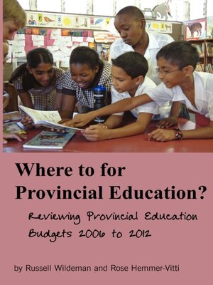 cover image of Where to for Provincial Education Revie